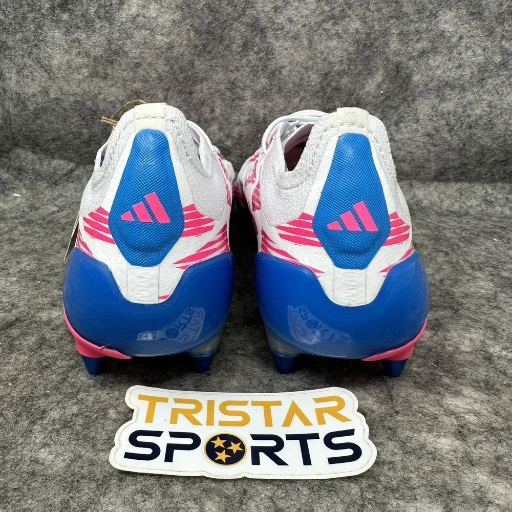 Adidas Predator Elite SG Soccer Cleats Mens Size 7 White Pink Blue IF6325